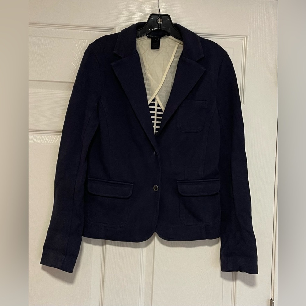 Marc Jacobs Ink Blue Jacket/Blazer. Rare and unique. Size Small.